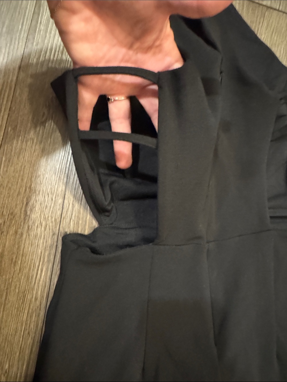 🆕 Express Black Halter Cutout Mini Dress. XS. NWT!!🔥 - Picture 4 of 5